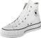 Converse Chuck Taylor CTAS Lift Hi, Zapatillas Mujer, Blanco (White/Black/White 102), 41 EU