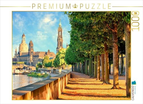 CALVENDO Puzzle Dresden im Sommer | 1000 Teile Lege-Größe 64 x 48 cm Foto-Puzzle für glückliche Stunden