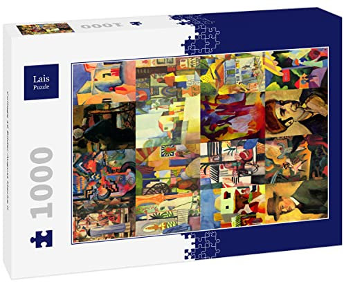 Lais Puzzle Collage 16 Bilder August Macke II 1000 Teile