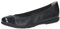 CAPRICE Damen Ballerinas aus Leder mit Lack, Blau (Ocean Comb), 36 EU
