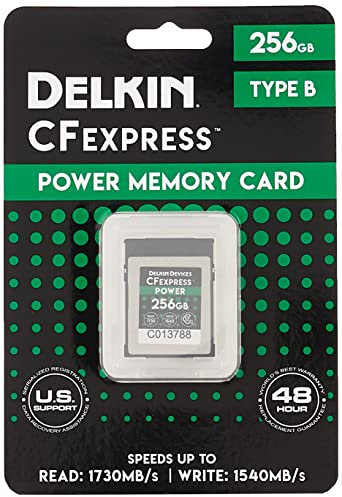 Delkin Devices 256GB POWER CFexpress Type B Memory Card (DCFX1-256)