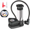 Pumpe Fußpumpe Mit Manometer, Tragbare Fahrradreifenpumpe Auto Motorrad Ball Hochdruckpumpe Manometer