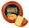 Orange & Whiskey Cheese Truckle (200g). A Delicious Orange & Whiskey Flavoured Cheese Truckle, Sealed In Wax. A Delicious Gift For Many Occasions. A Gorgeous Addition To A Cheeseboard Selection.