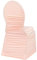 RCZ Decor 7161us Ruched Spandex Chair Cover-Blush/Rose Gold | 1 Pc