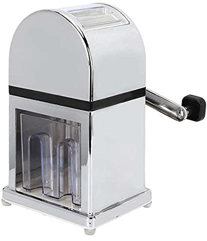 Picadora De Hielo Manual Máquina de hielo de acero inoxidable portátil manual de hielo máquina de hielo cono de nieve creador de nieve batido de hielo Bloque de hielo máquina trituradora máquina Tritu