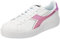 Diadora STEP P DOUBLE LOGO, Sneakers Donna, Bianco/Rosa, 41 EU