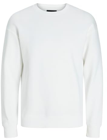 JACK & JONES Male Sweatshirt Einfarbig Sweatshirt | Relaxed Fit, Einfarbig, Langarm, Casual, Bei max. 40°C waschen