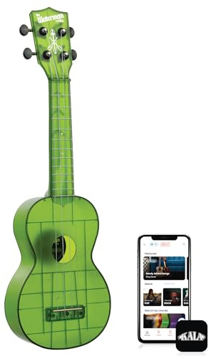 Kala KA-WMT-GN-S Waterman, Sopran-Ukulele, Jade Green Transparent