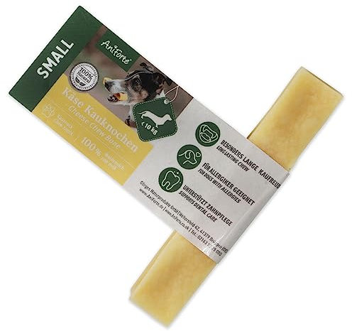 AniForte Käse Kauknochen für Hunde Mini 28-40 g – Natürlicher Kaukäse für Beschäftigung & Zahnpflege, für kleine Hunde & Welpen < 10 kg, langlebiger Kauspaß