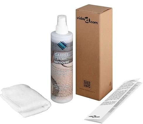 RAUGAJ Textil-Fleckenentferner/Teppichreiniger, 250 ml, Artikelfarbe: Blau und Weiß