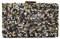 Bolso Cartera de Fiesta Negro con Cadena para Colgar, Bolso de mano Estilo Clutch de Pedrería