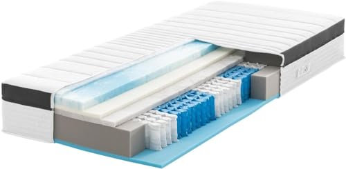 Ravensberger Matratzen Federkernmatratze Ergo-Spring Tonnentaschenfederkernmatratze mit RAVOTEX Tencelbezug (H2, 80 x 200 cm)