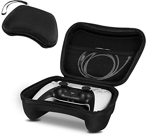 Maiju TNP Housse de Transport de Voyage pour m Te PS5, m Te PS4, m Te Xbox Series X/S/Xbox One, Support de m Te Nintendo Switch Pro Coque Rigide Housse de Protection EVA Poche pour Accessoires
