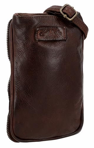 Gusti Umhängetasche Leder- Soren Damen Handtasche Ledertasche Vintage Braun Leder