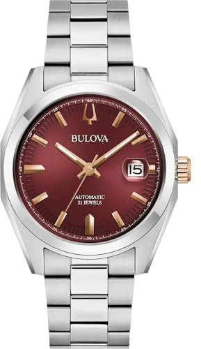Bulova Herren Analog Automatik Armbanduhr Surveyor