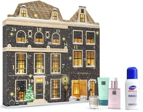 RITUALS Adventskalender 2024 Frauen 2D EXKLUSIV- Beauty Kosmetik Advent Kalender, 24 Geschenke Pflege Weihnachtskalender Frau, Adventkalender Damen, inkl. JUNG Cosmo Spray 100ml