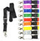 Schmalz® Schlüsselband Lanyard Schlüsselbänder Umhängeband Polyester 20 mm breit, Metall-Karabiner Plastik- Steckverschluss Sicherheitsverschluss Nacken Sicherheitsclip (50, orange)
