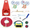cadciehe Duty Oxy Kit de soudage au gaz acétylène, trousse de torche Oxy Acétylène, 30 V, kit de torche de soudage à l'acétylène portable, kit fourre-tout de soudage au gaz à usage moyen, sans