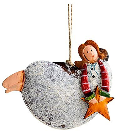 Generisch Decorazioni per albero di Natale vintage decorazioni natalizie personalizzate palline di Natale vintage decorazioni natalizie da appendere di alta qualità per esterni decorazioni natalizie