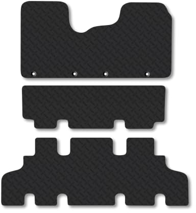 Vauxhall Vivaro (2014-2018) [Minibus] 5mm Rubber Car Mats | Heavy Duty Rubber Tailored Fit Floor Mats Full Coverage Durable Waterproof Accessories Easy Clean Anti Slip Made in the UK