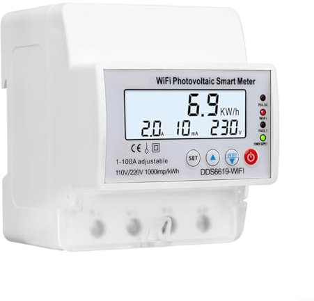 HOHOVYVY Für TUYA Smart Circuit Breaker 100A 1 Phase Din Rail WiFi Photovoltaik Smart Meter