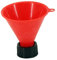 LeeQinersw Embudo enhebrado embudo de aceite de gadget de cocina fácil de llenado para aceites esenciales, Rojo