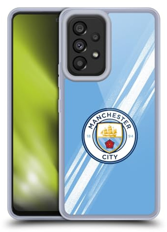 Head Case Designs Offizielle Manchester City Man City FC Home 2025/26 Ausweis-Set Gel Handyhülle Hülle [Militärischer Schutzgrad] Kompatibel mit Samsung Galaxy A53 5G (2022)