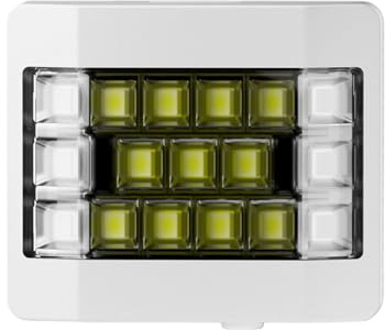 VlHpnpe Multifunktionale wiederaufladbare LED-Taschenlampe, 6 Lichteinstellungen, einschließlich Blinken, verbessert die Sicht, wasserdicht, für den Außenbereich