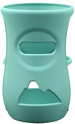 Lot de 3 coques de protection en silicone pour bouteilles en verre incassables 120/240 ml