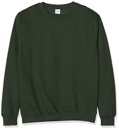 AWDis Herren Sweat Sweatshirt, Grün (Forest Green FGR), S