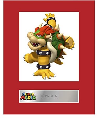 Bowser Foto mit Passepartout Super Mario