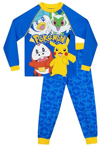 Pokemon Pyjamas | Pikachu Pyjamas Boys | Boys Pyjamas | 12-13 Years Multicoloured