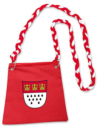 KarnevalsTeufel.de Tasche Köln, Umhängetasche, Kölner Wappen Kölle Alaaf Accessoires Tasche