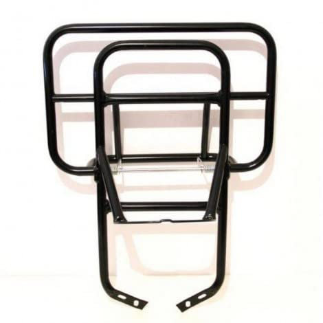 MotoCapuano PORTAPACCHI POSTERIORE RIBALTINA VESPA PX 125-150-200 - ARCOBALENO NERO