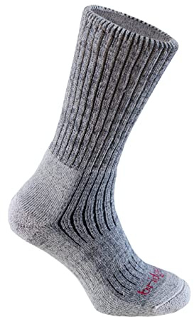 Bridgedale HIKE Midweight Coolmax Merino Comfort Boot Men's Anti Shock Cushioning Wool Fusion Technology Balanced Insulation Moisture Control Hiking Walking High levels Comfort and Durability Y Heel