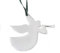 Super Cool Creation Weihnachtsbaumschmuck, Design: Trompeter, Winkel Standard 7cm (Pack of 10) weiß