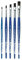Da Vinci 394 Serie Flacher Pinsel, synthetische Fasern, blau matt,Set 5 pcs,NO. 2, 4, 6, 8,10