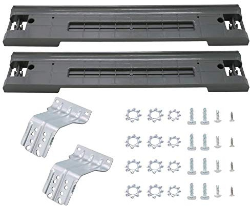 Kit d'empilage pour sèche-linge SKK-7A SKK8K par Beaquicy – Remplacement pour machines à laver et sèche-linge à chargement frontal Samsung de 68,6 cm – Le kit d'empilage de linge Samsung remplace