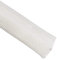 sourcing map Isolation Tresse Manchon 9.8Pied-25mm Haute TEMP Fibre Verre Manchon Blanc