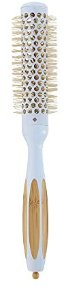 TB TOOLS FOR BEAUTY T4B ILU BambooM Bambus Rund Styling Haarbürste für Pony kurze Haare mit abnehmbaren Spitzen Keramikbeschichtung und Nylon Borsten Pastellfarbe 25 mm, x, 1 stück