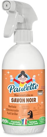 Paulette - Savon Noir - Ultra-Dégraissant Ménager Multi-Surfaces Ecocert - Fabriqué en France - 500 mL