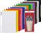 14 Brunnen Schnellhefter A4 farbig sortiert PP-Folie glasklares Deckblatt (14 Farben) + Pinsel