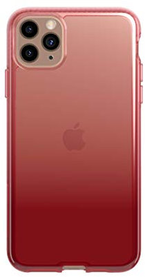 tech21 Pure Ombre for Apple iPhone 11 Pro Max Phone Case - Hygienically Clean Bacterial Fighting Antimicrobial Properties with 12ft Drop Protection, Cherry Red