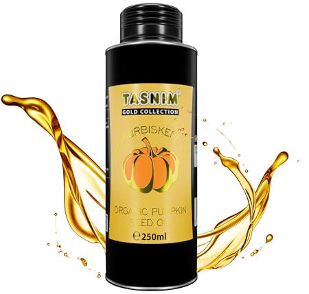 Olio di Semi di Zucca Bio 250ml – Pressato a Freddo, Naturale, Ricco di Omega 3 e 6 – Qualità Premium dalla Stiria – Vegan, Senza Additivi – Bottiglia in Vetro Protettivo