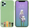 JOYLAND Lustige süße Katzen Hund Pfoten Handyhülle für iPhone 8/iPhone 7/iPhone SE 2020 Senfgrün Silikon Tiere Cartoon Cover Vollständige Schutzhülle Weiche Gummihülle Kompatibel für iPhone 7/iPhone 8