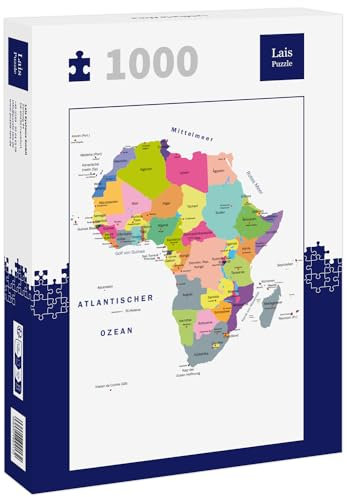 Lais Puzzle Landkarte Afrika 1000 Teile