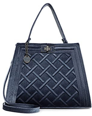 Tamaris Umhängetasche Dorit 31282 Damen Handtaschen Mustermix smokeblue 560 One Size