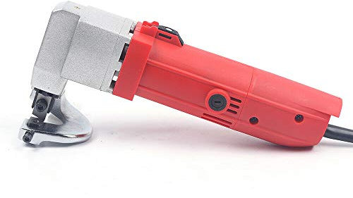 Cisailles Électriques Ciseaux Métal Outils 2.5mm pour Couper des Grignotines en Métal, Gamme de Cisailles Tôles et Cartons Ondulés 2000 tr/min 500W