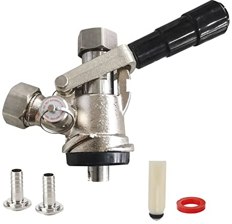 Generic Bierspender, Fasskupplung, Bierspender, S-Typ, Fässer, Bierhahnanschluss mit Sicherheitsdruckentlastungsventil, Heimbrauen