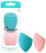 Real Techniques Miracle Mattifying Makeup Sponge Duo, Matte Finish, Cloud Skin, Full Coverage Foundation & Powder Makeup Blending Sponges for Oily Skin, Cruelty & Latex Free Foam, 2 Count